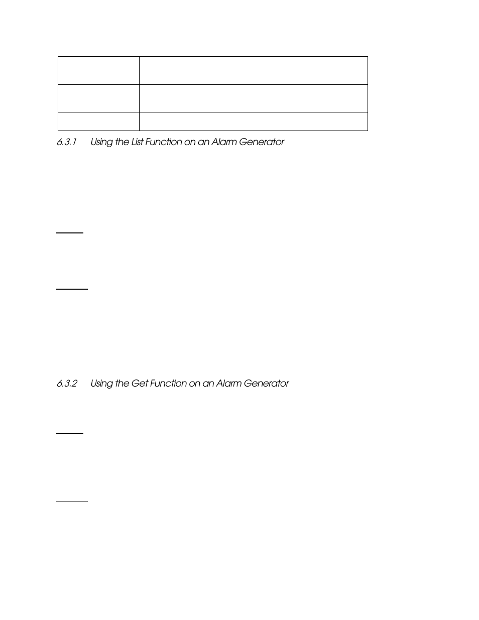1 using the list function on an alarm generator, 2 using the get function on an alarm generator, Using the list function on an alarm generator -3 | Using the get function on an alarm generator -3, Using the list function on an alarm generator, Using the get function on an alarm generator | Echelon i.LON SmartServer 2.0 User Manual | Page 81 / 443