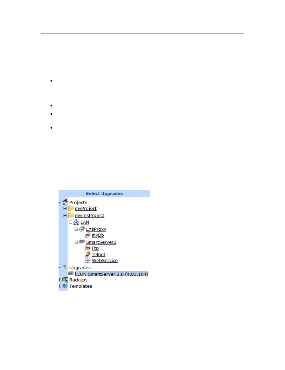 Upgrading the smartserver firmware, Upgrade the smartserver firmware | Echelon Enterprise Services 2.0 User Manual | Page 39 / 87