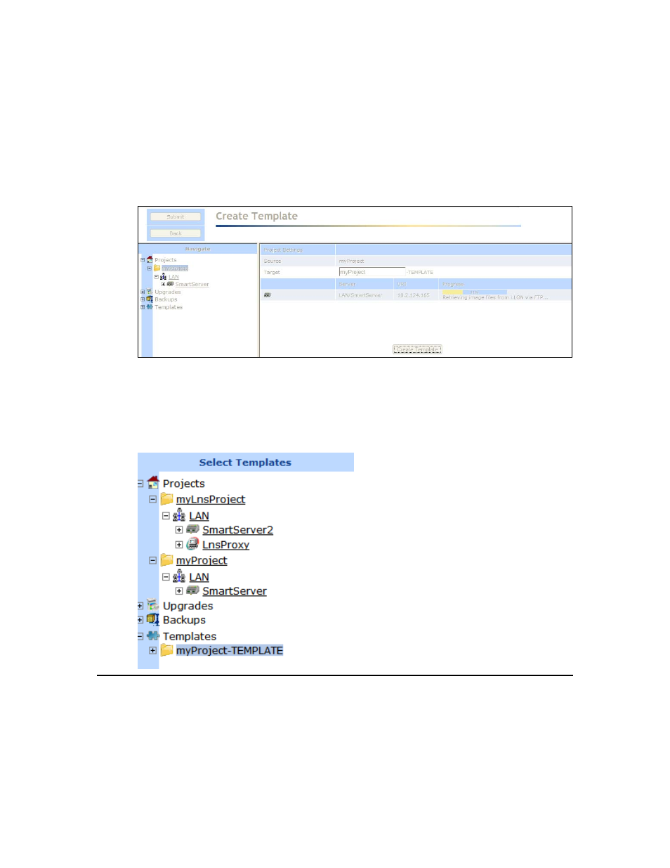Deploying an i.lon template, Deploy an i .lon template | Echelon Enterprise Services 2.0 User Manual | Page 43 / 87