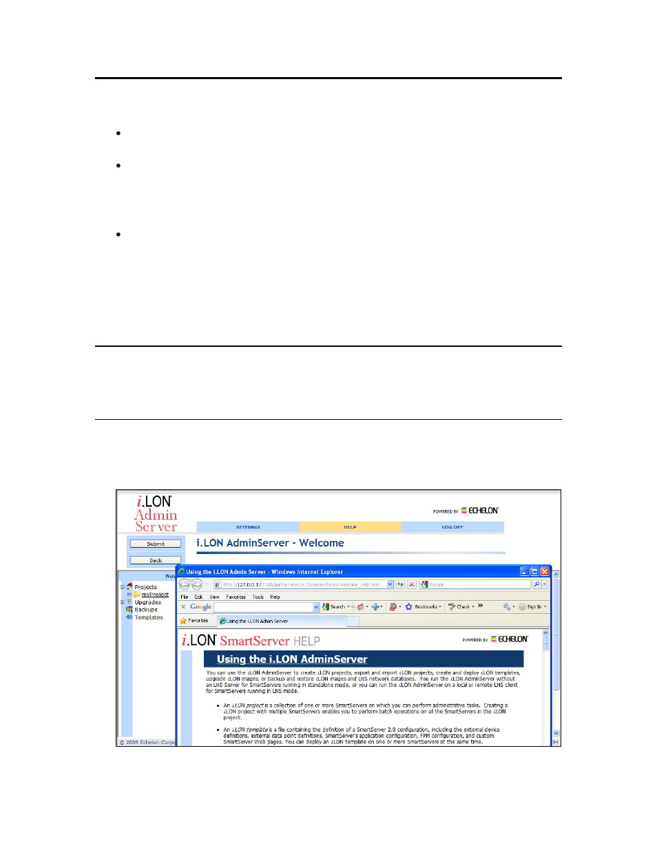 Content, For more information and technical support, Using the ees 2.0 help files | Echelon Enterprise Services 2.0 User Manual | Page 8 / 87
