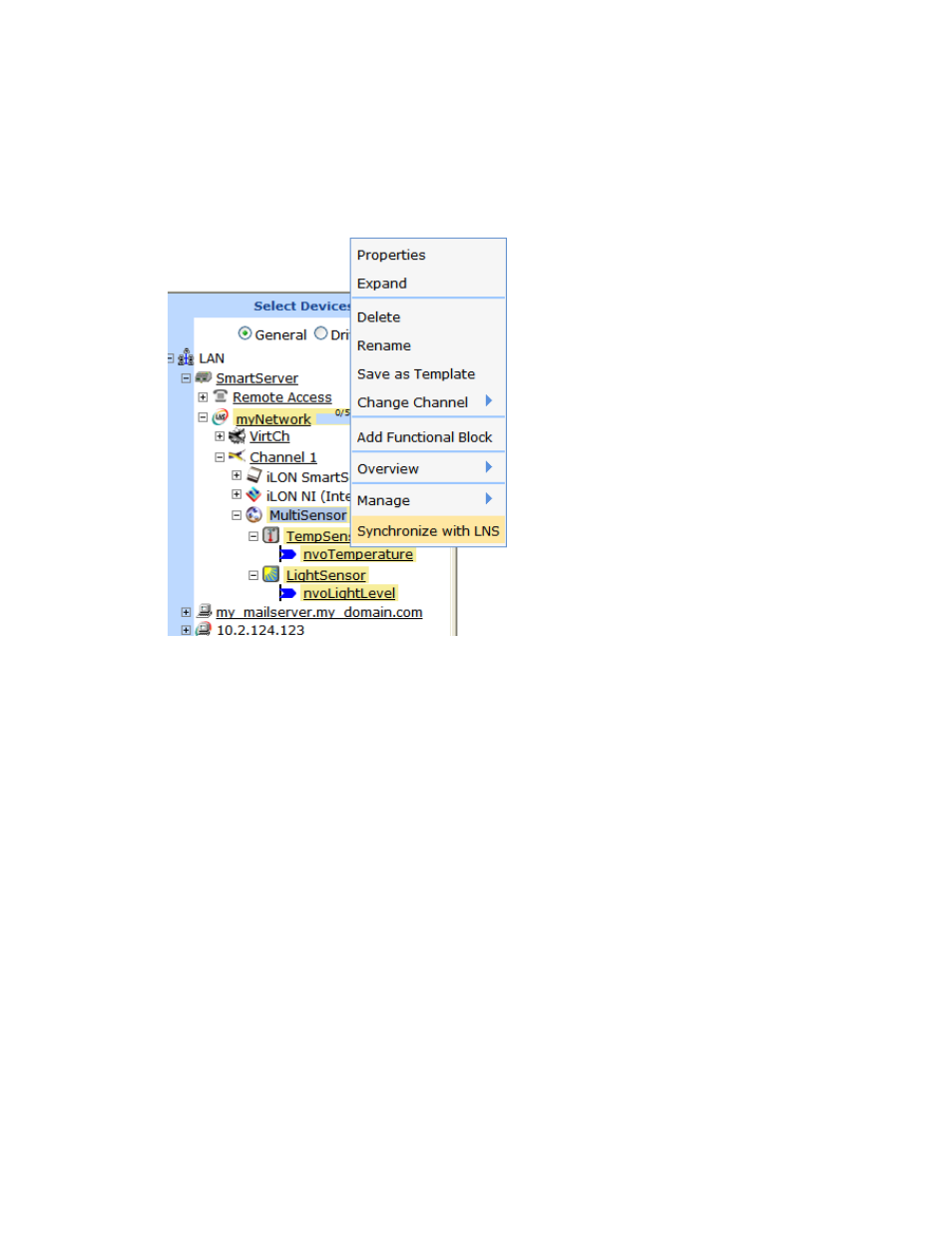 Copying external data points to the smartserver | Echelon Enterprise Services 2.0 User Manual | Page 83 / 87