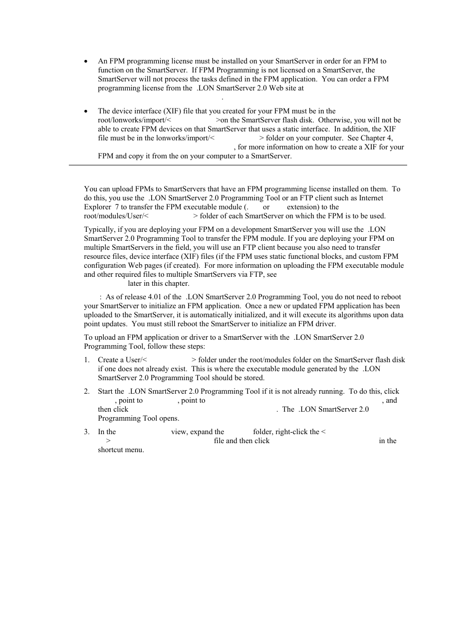 Uploading fpm applications and drivers | Echelon i.LON SmartServer 2.0 User Manual | Page 121 / 266