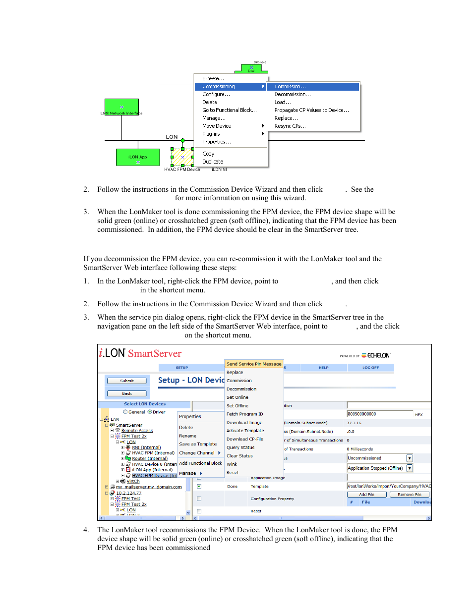 Recommissioning fpm devices | Echelon i.LON SmartServer 2.0 User Manual | Page 135 / 266