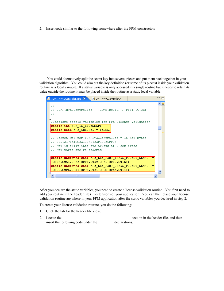 Step 3: creating the license validation routine, Create a license validation routine | Echelon i.LON SmartServer 2.0 User Manual | Page 168 / 266