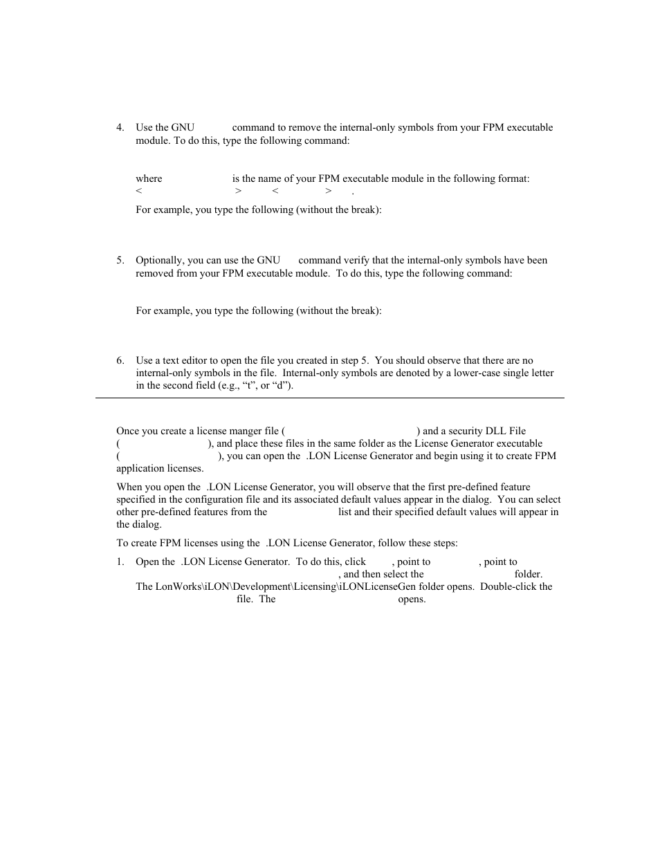 Creating fpm application licenses, Create fpm application licenses | Echelon i.LON SmartServer 2.0 User Manual | Page 175 / 266