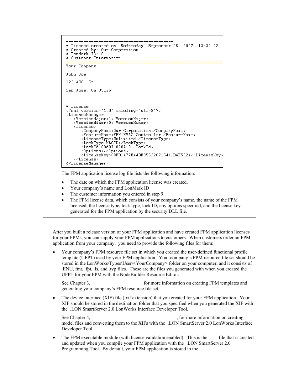 Supplying fpms to customers, Files | Echelon i.LON SmartServer 2.0 User Manual | Page 178 / 266