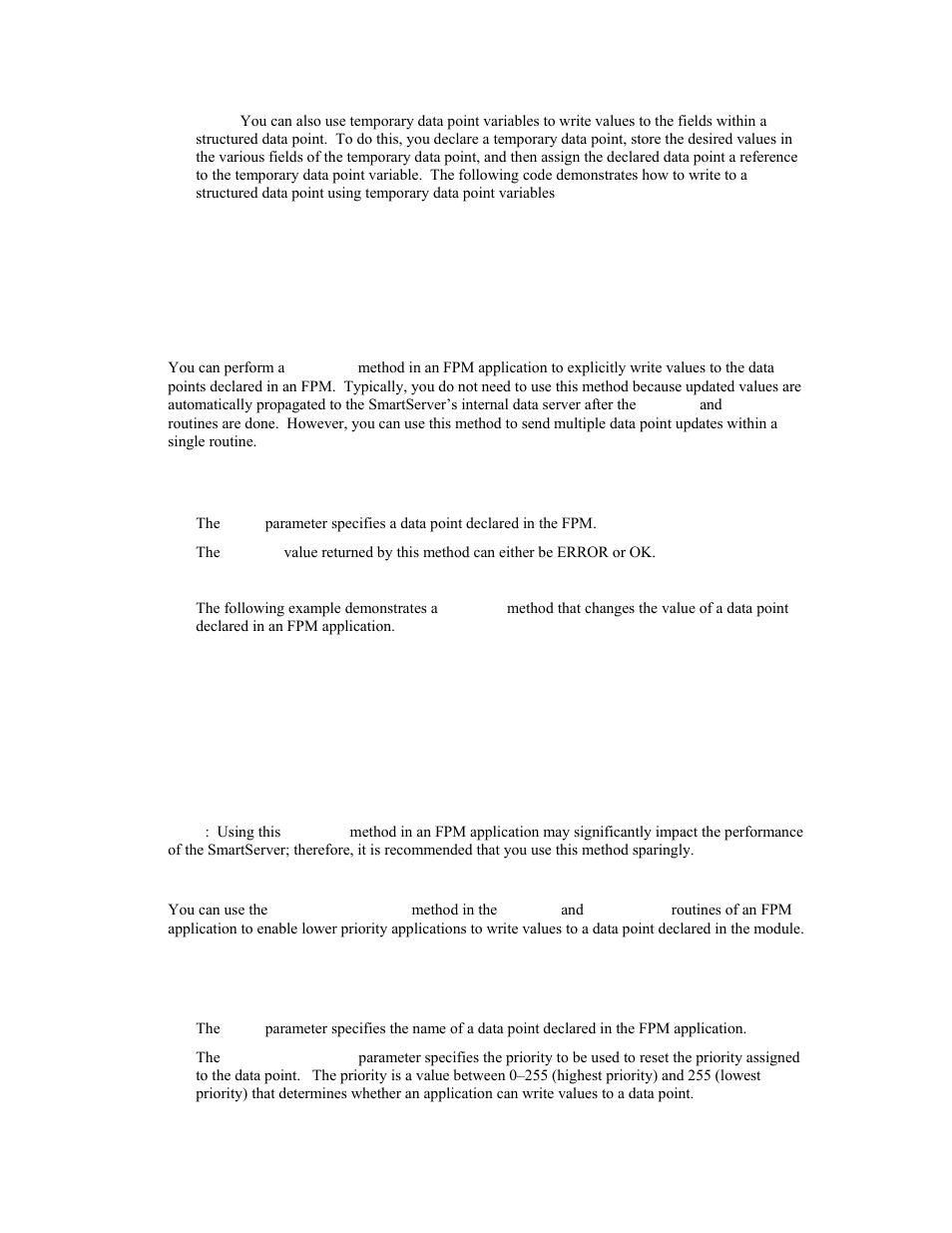 Write(), Resetpriority() | Echelon i.LON SmartServer 2.0 User Manual | Page 225 / 266