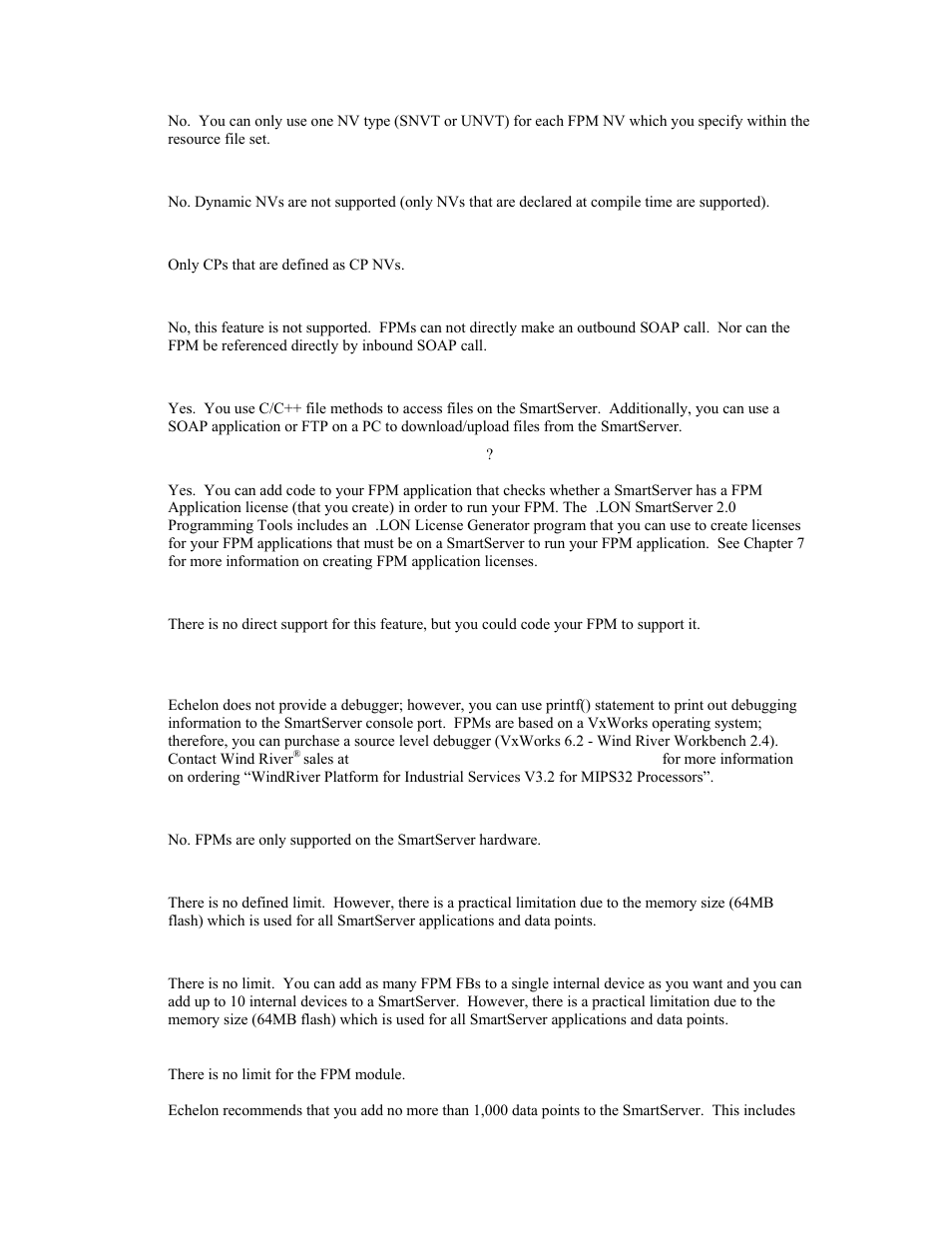 Echelon i.LON SmartServer 2.0 User Manual | Page 262 / 266