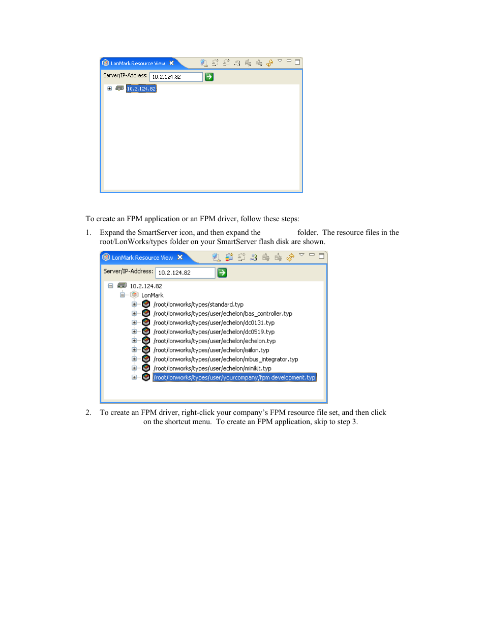 Creating an fpm | Echelon i.LON SmartServer 2.0 User Manual | Page 82 / 266