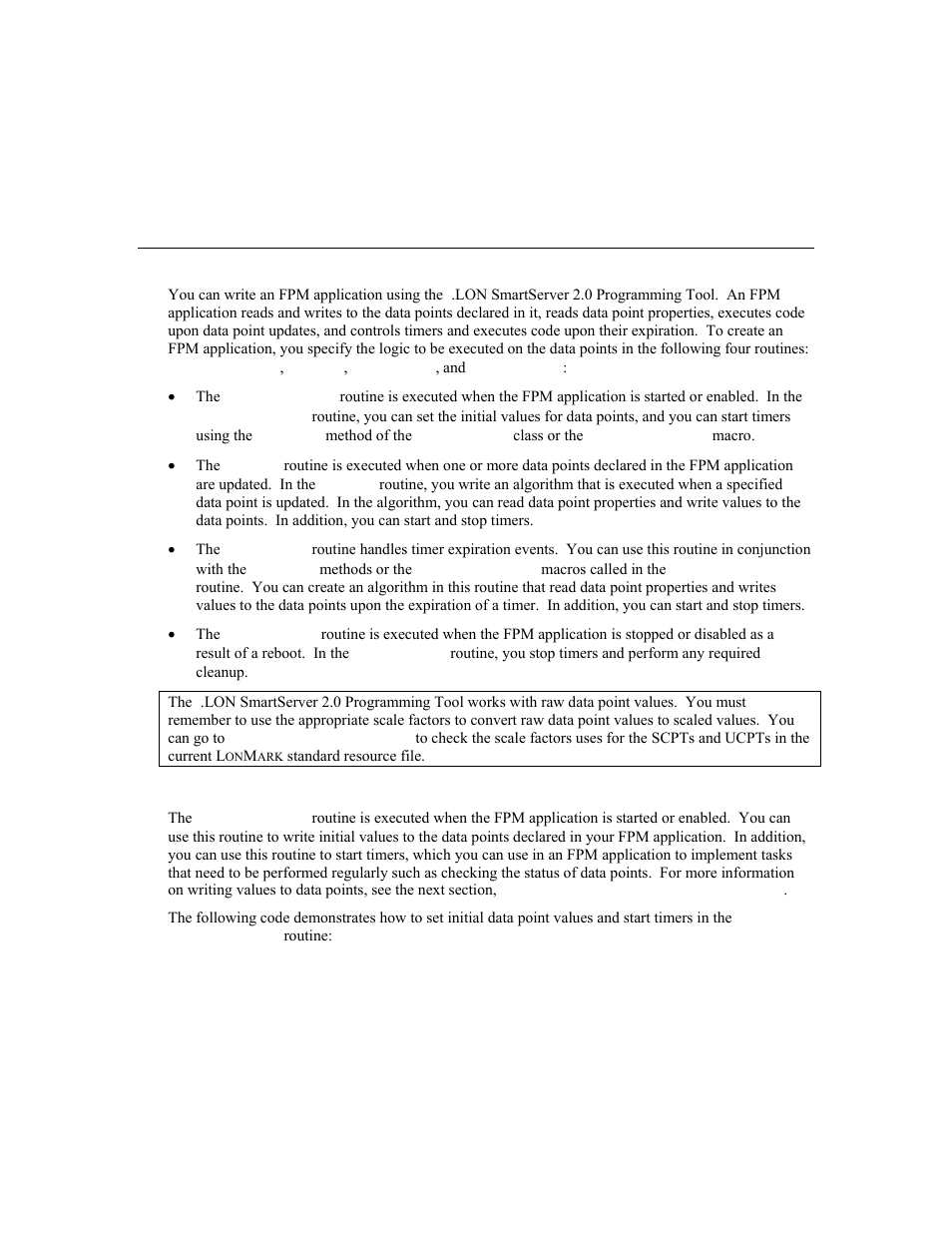 Writing an fpm application | Echelon i.LON SmartServer 2.0 User Manual | Page 90 / 266