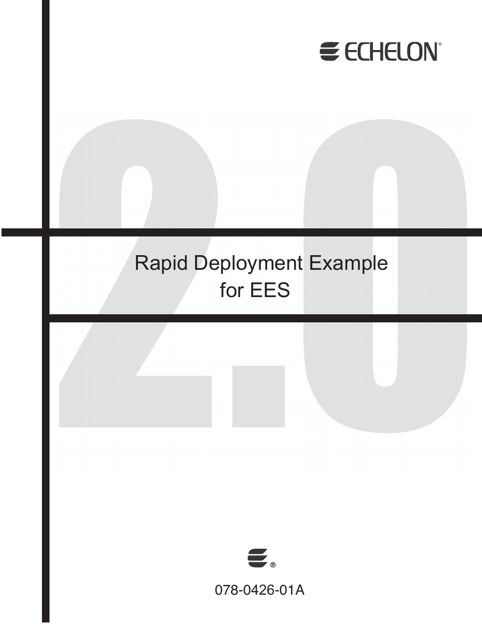 Echelon Rapid Deployment Example for EES User Manual | 34 pages