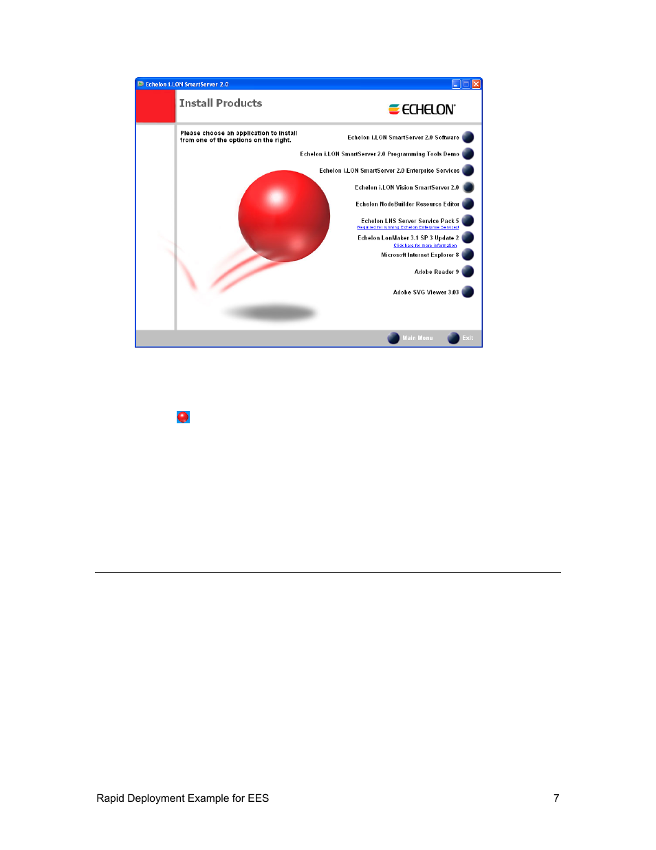 Importing the i.lon template | Echelon Rapid Deployment Example for EES User Manual | Page 17 / 34
