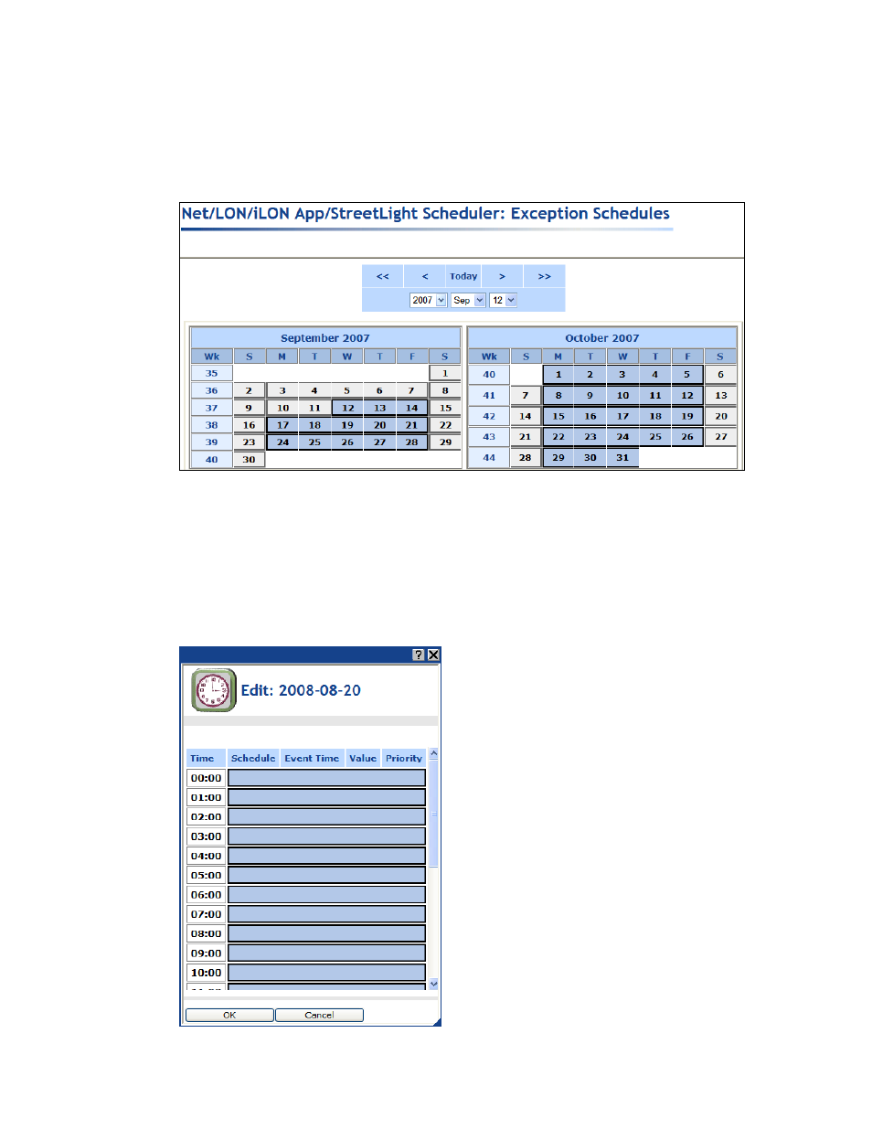 Creating exception events | Echelon i.LON SmartServer 2.0 Power Line User Manual | Page 105 / 144