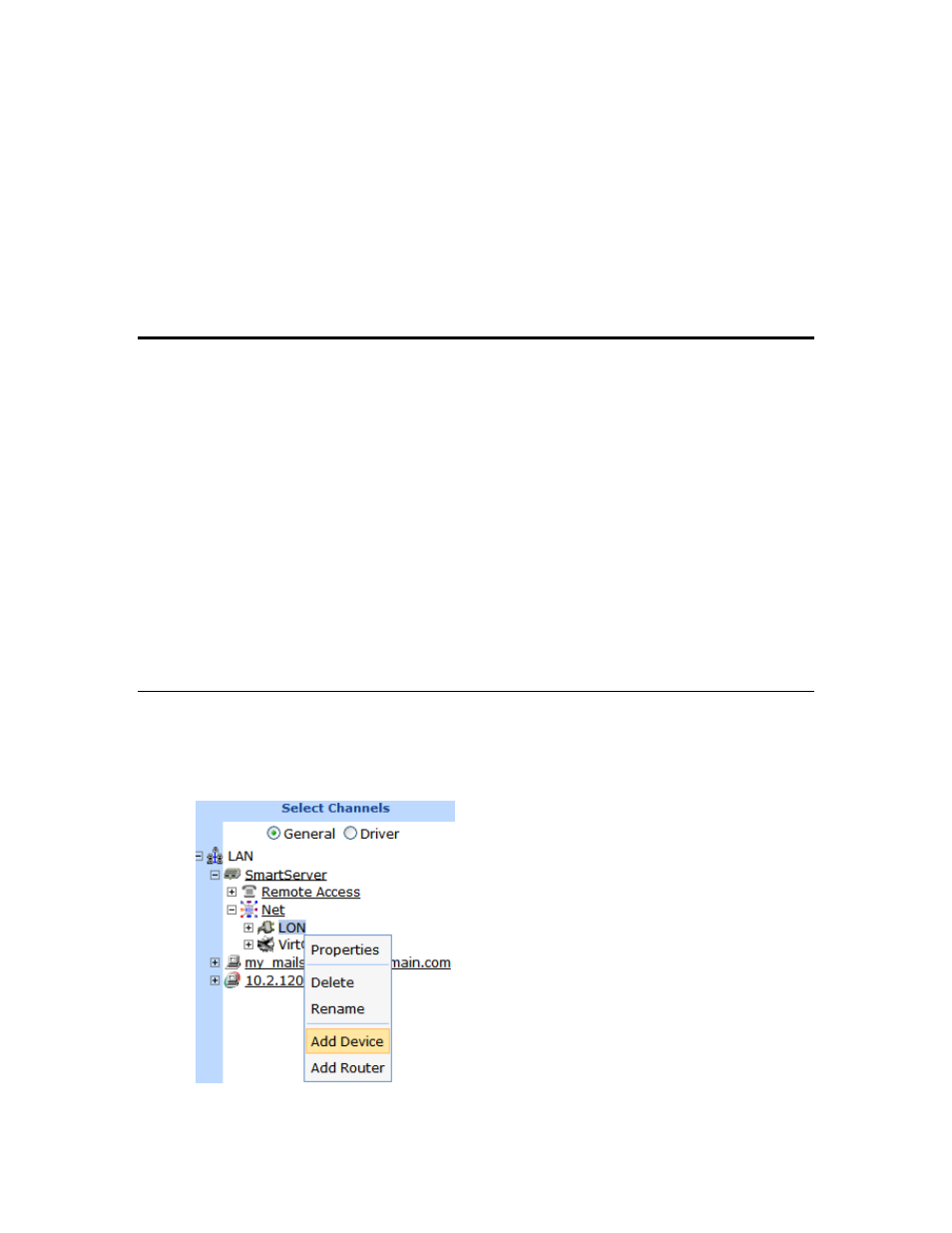 Creating devices | Echelon i.LON SmartServer 2.0 Power Line User Manual | Page 38 / 144
