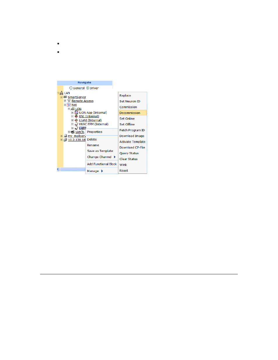 Setting devices offline | Echelon i.LON SmartServer 2.0 Power Line User Manual | Page 70 / 144
