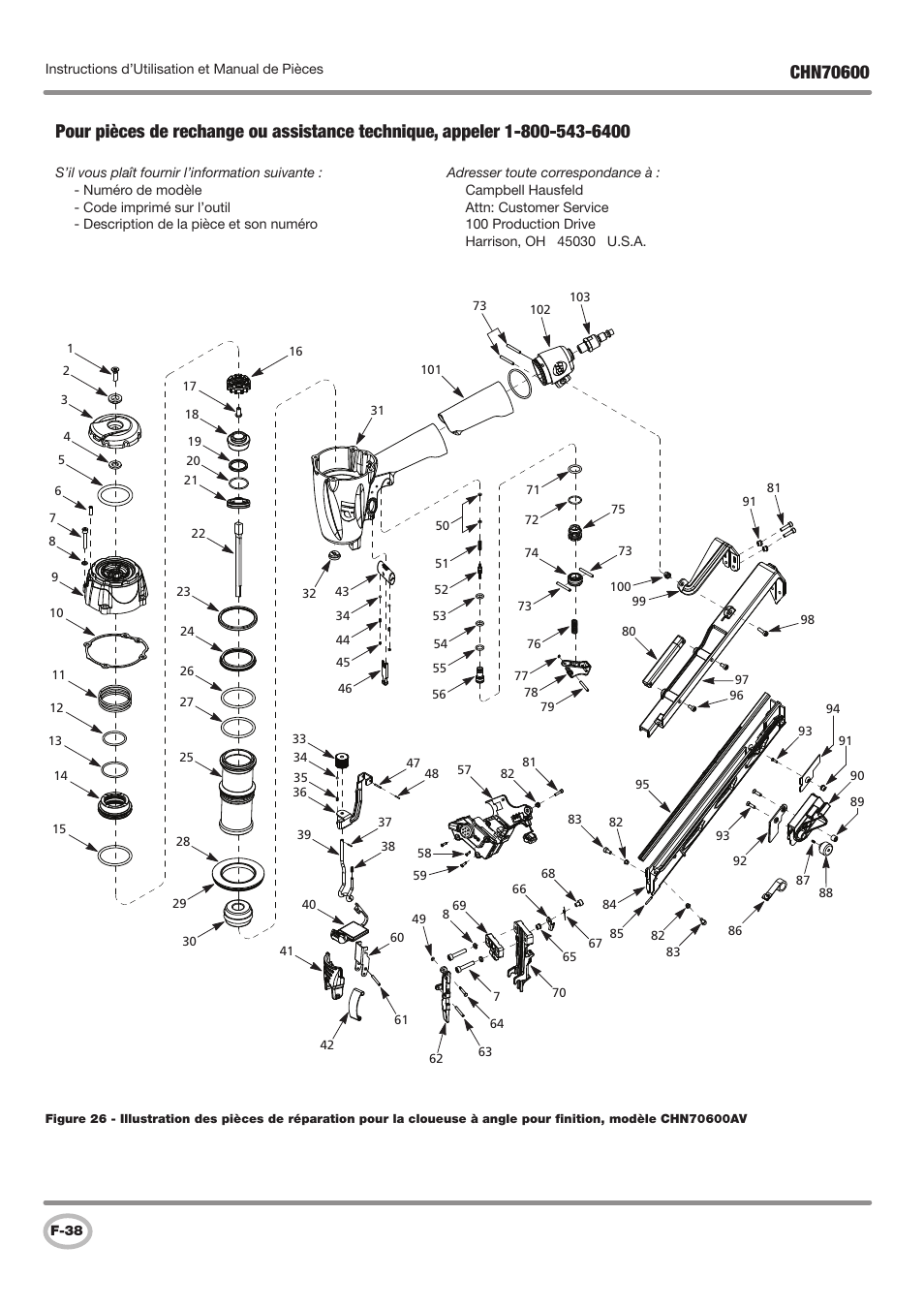 Campbell Hausfeld IN727501AV User Manual | Page 38 / 60