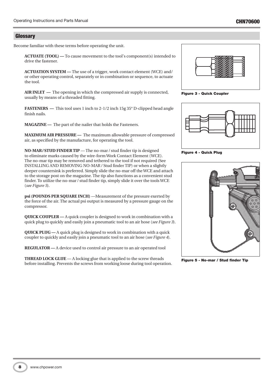 Glossary | Campbell Hausfeld IN727501AV User Manual | Page 8 / 60