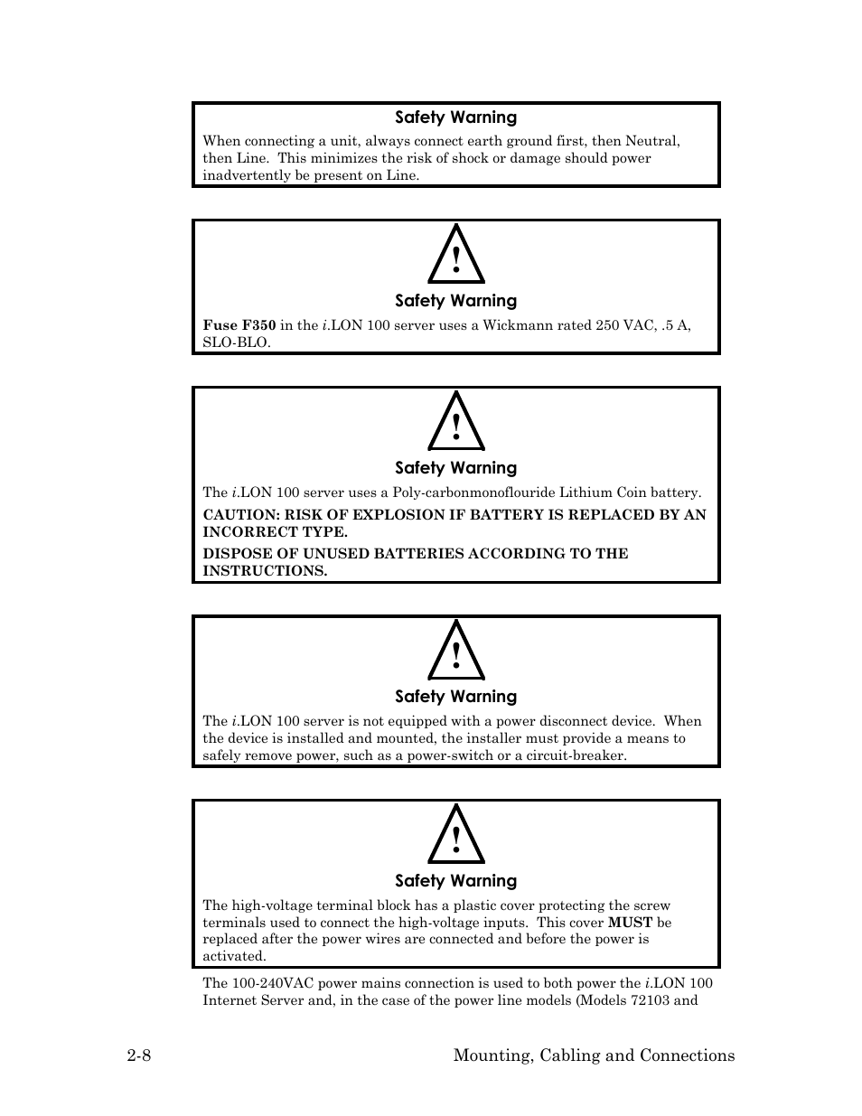 Echelon i.LON 100 e2 Internet Server User Manual | Page 22 / 96
