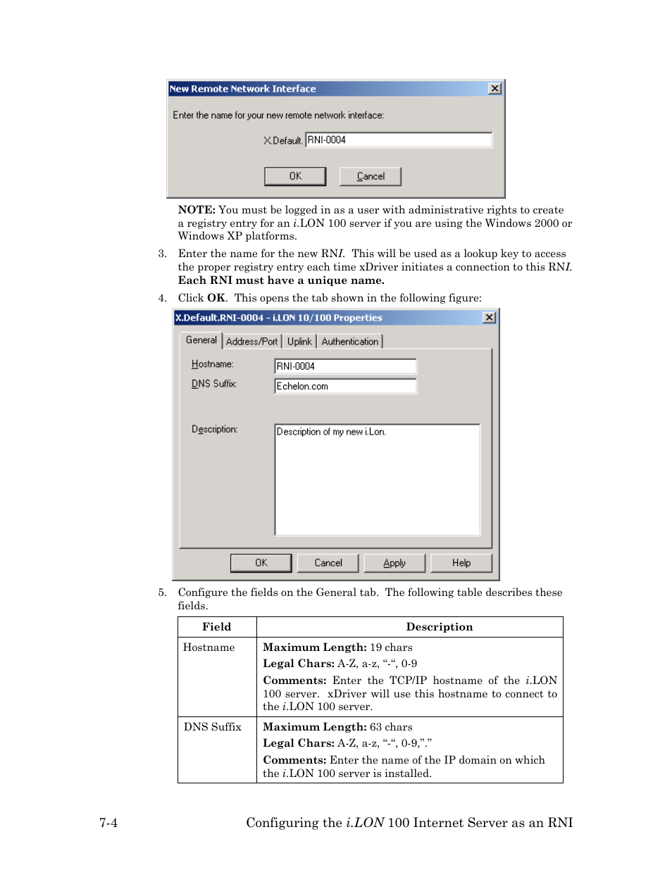 Echelon i.LON 100 e2 Internet Server User Manual | Page 80 / 96