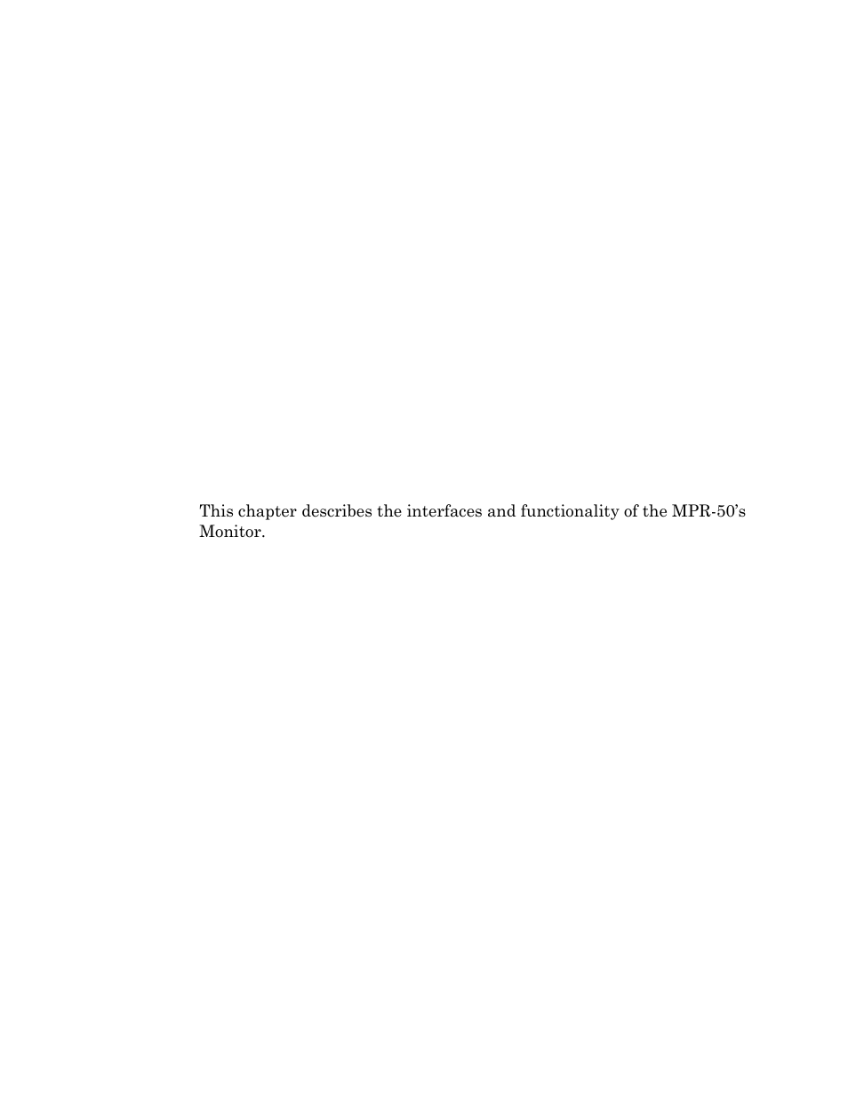 Mpr-50 monitor, 4 mpr-50, Monitor | Echelon MPR-50 Multi-Port Router User Manual | Page 29 / 51