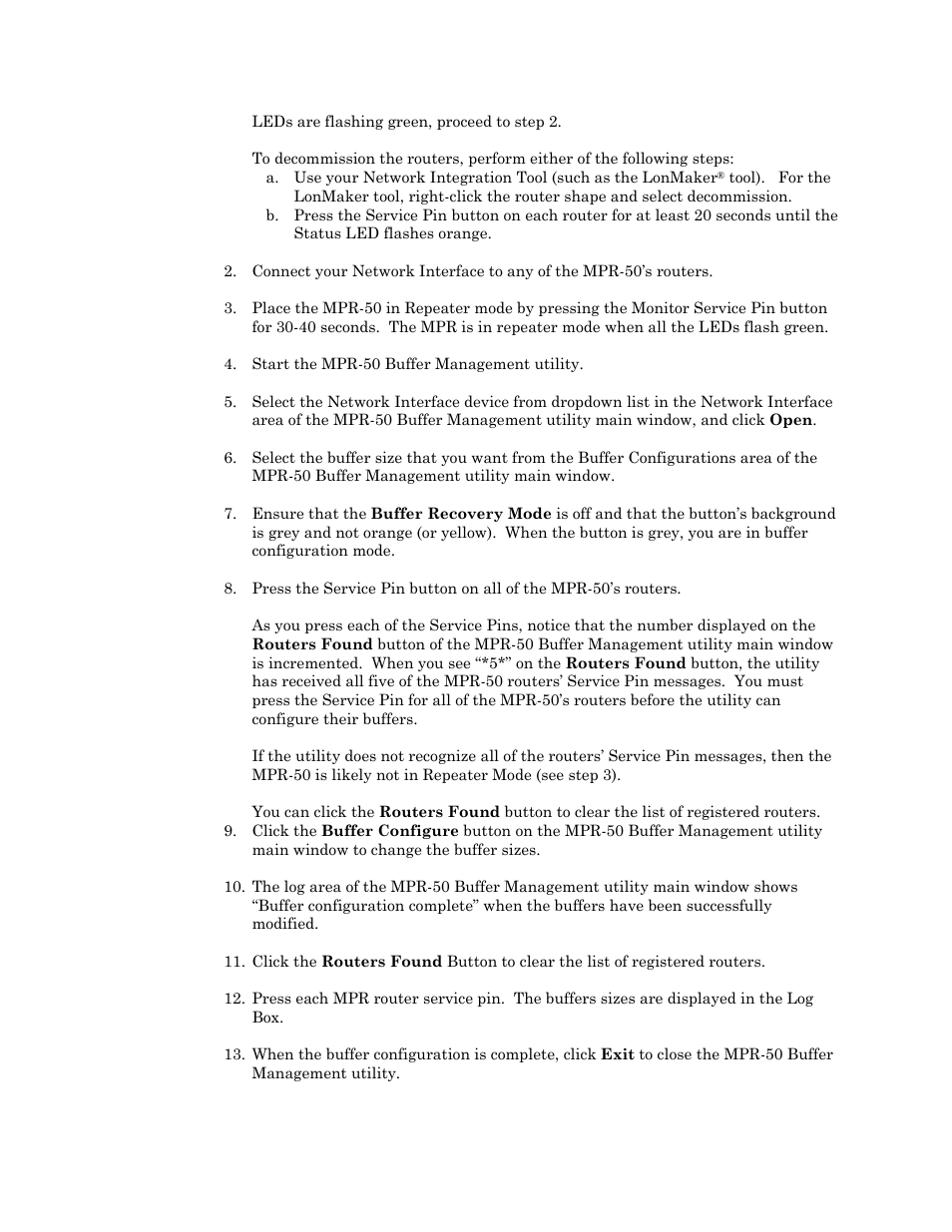 Echelon MPR-50 Multi-Port Router User Manual | Page 46 / 51