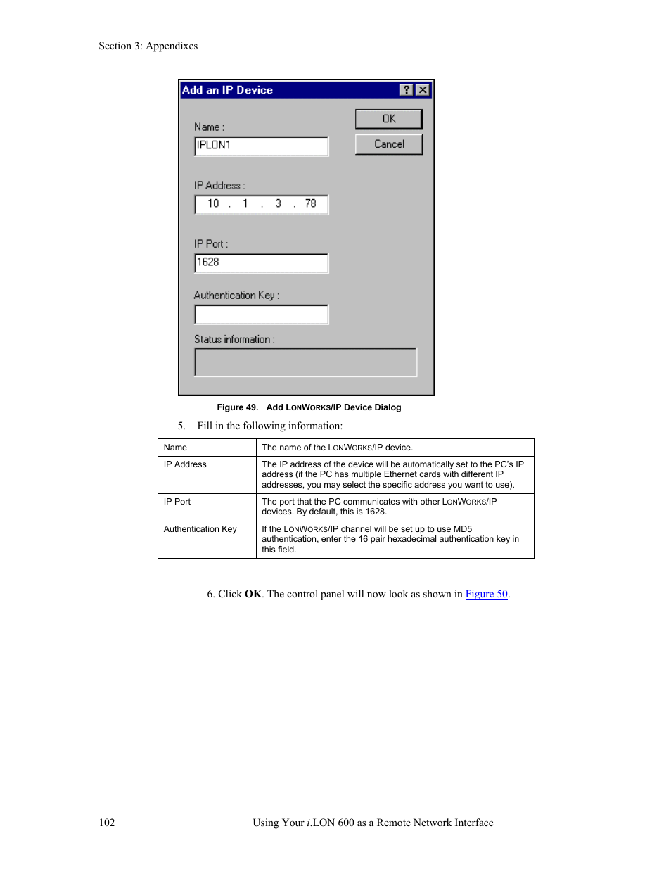 Figure 49 | Echelon i.LON 600 LonWorks/IP Server User Manual | Page 110 / 116