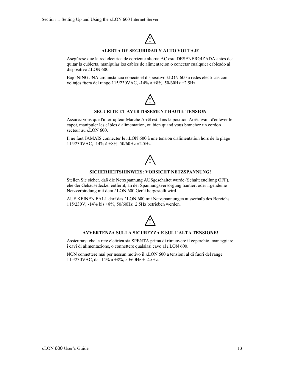Echelon i.LON 600 LonWorks/IP Server User Manual | Page 21 / 116