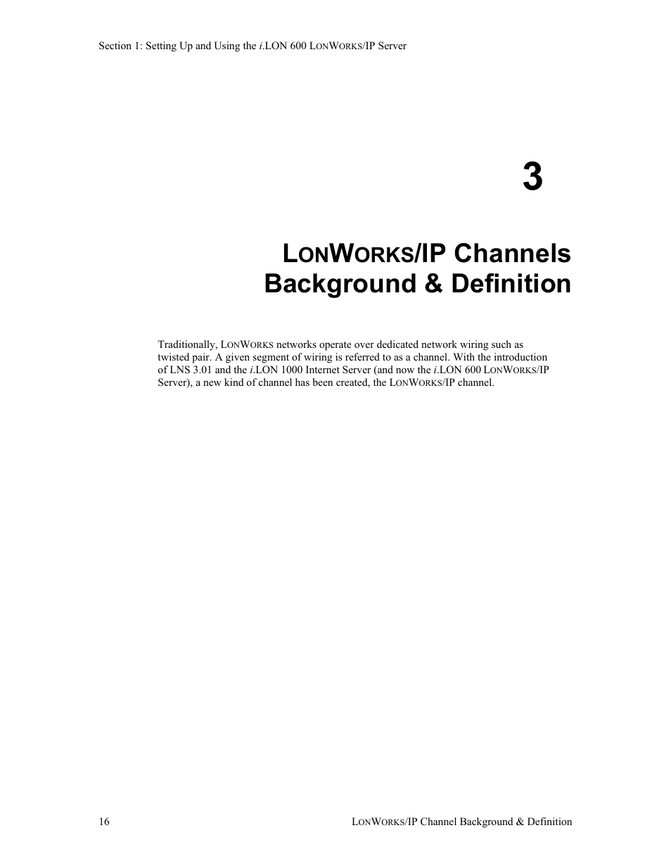 Lonworks/ip channels background & definition, Orks, Ip channels background & definition | Echelon i.LON 600 LonWorks/IP Server User Manual | Page 24 / 116