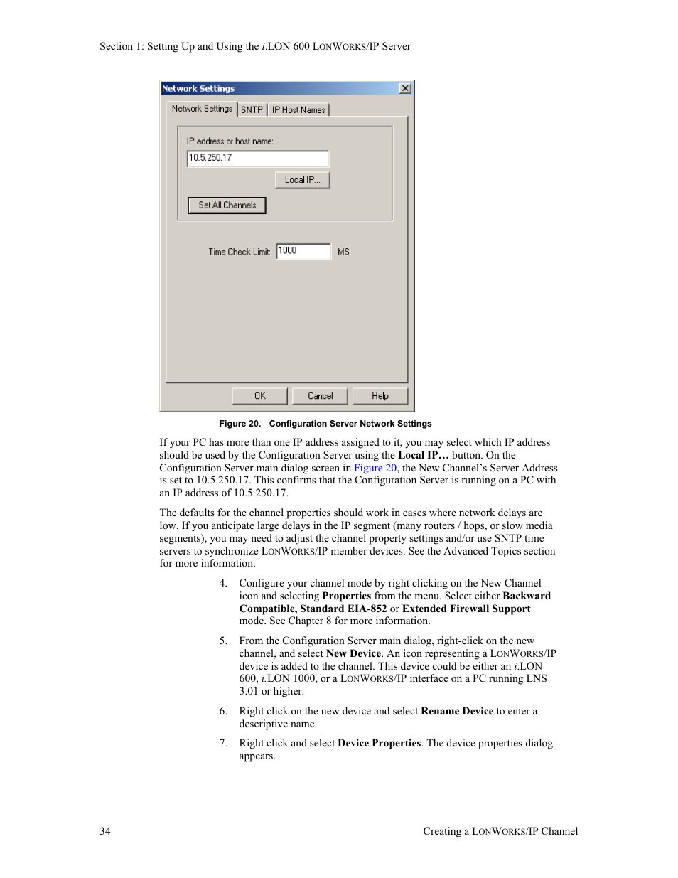 Echelon i.LON 600 LonWorks/IP Server User Manual | Page 42 / 116