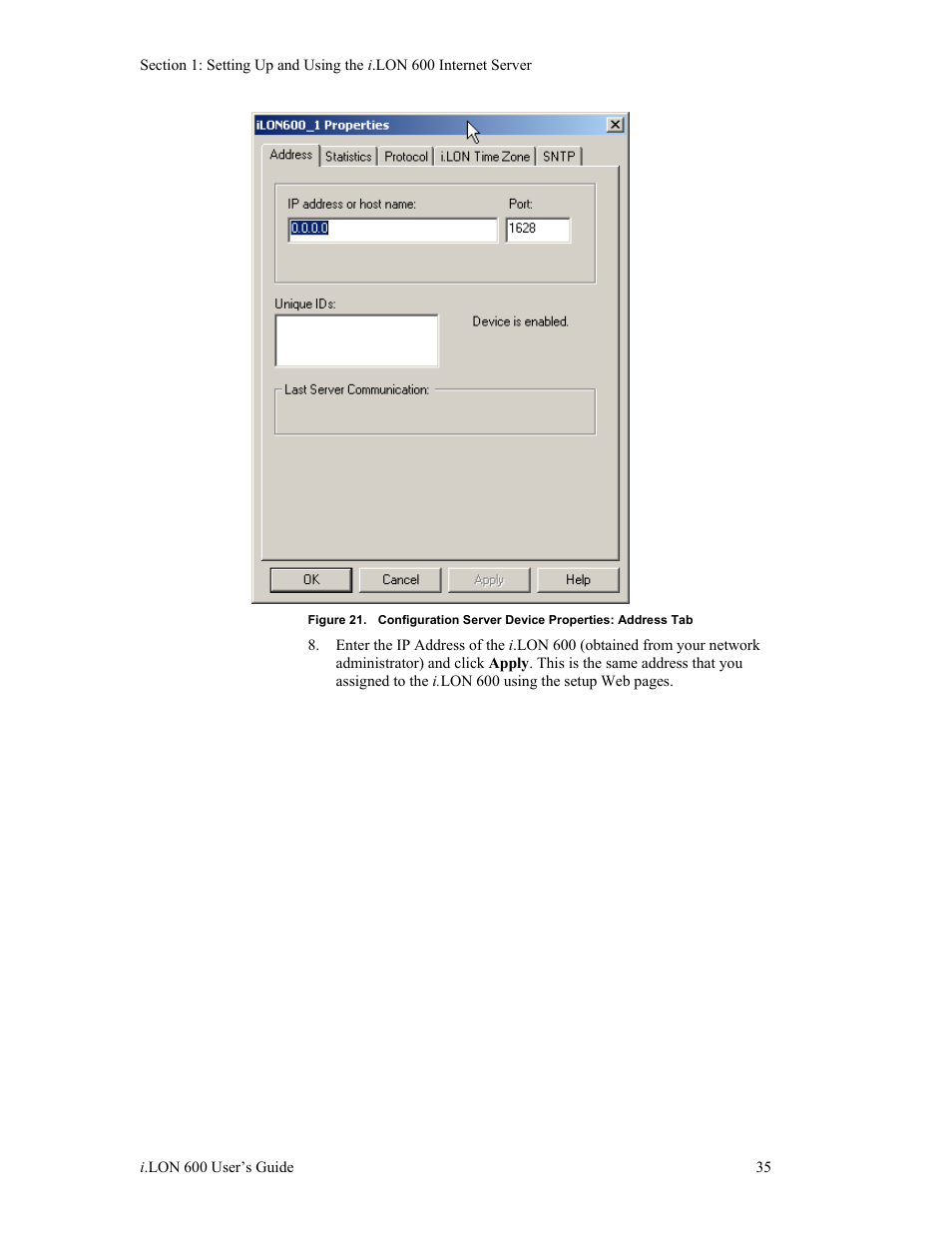 Echelon i.LON 600 LonWorks/IP Server User Manual | Page 43 / 116