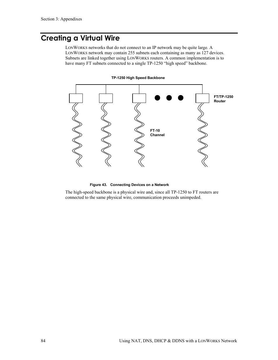 Creating a virtual wire | Echelon i.LON 600 LonWorks/IP Server User Manual | Page 92 / 116