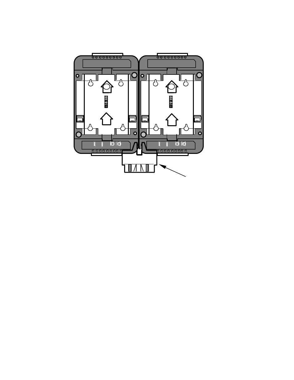 14 installation and wiring of base plates, Jumper plug (x-ray view) | Echelon LonPoint Module User Manual | Page 50 / 115