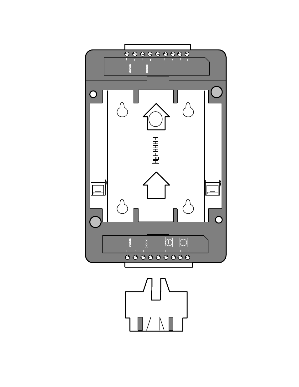 Front view | Echelon LonPoint Module User Manual | Page 61 / 115