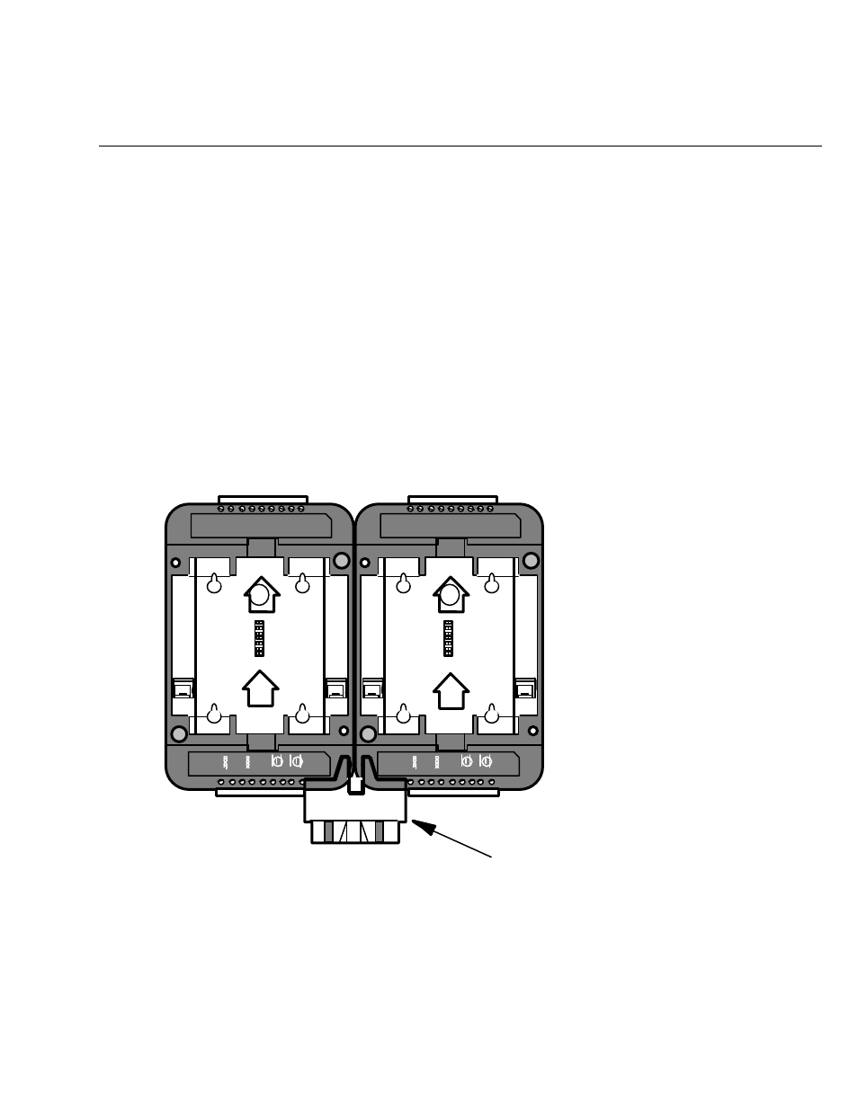 Connecting the jumper plug(s), Lonpoint hardware guide 4-29, Jumper plug (x-ray view) | Echelon LonPoint Module User Manual | Page 65 / 115