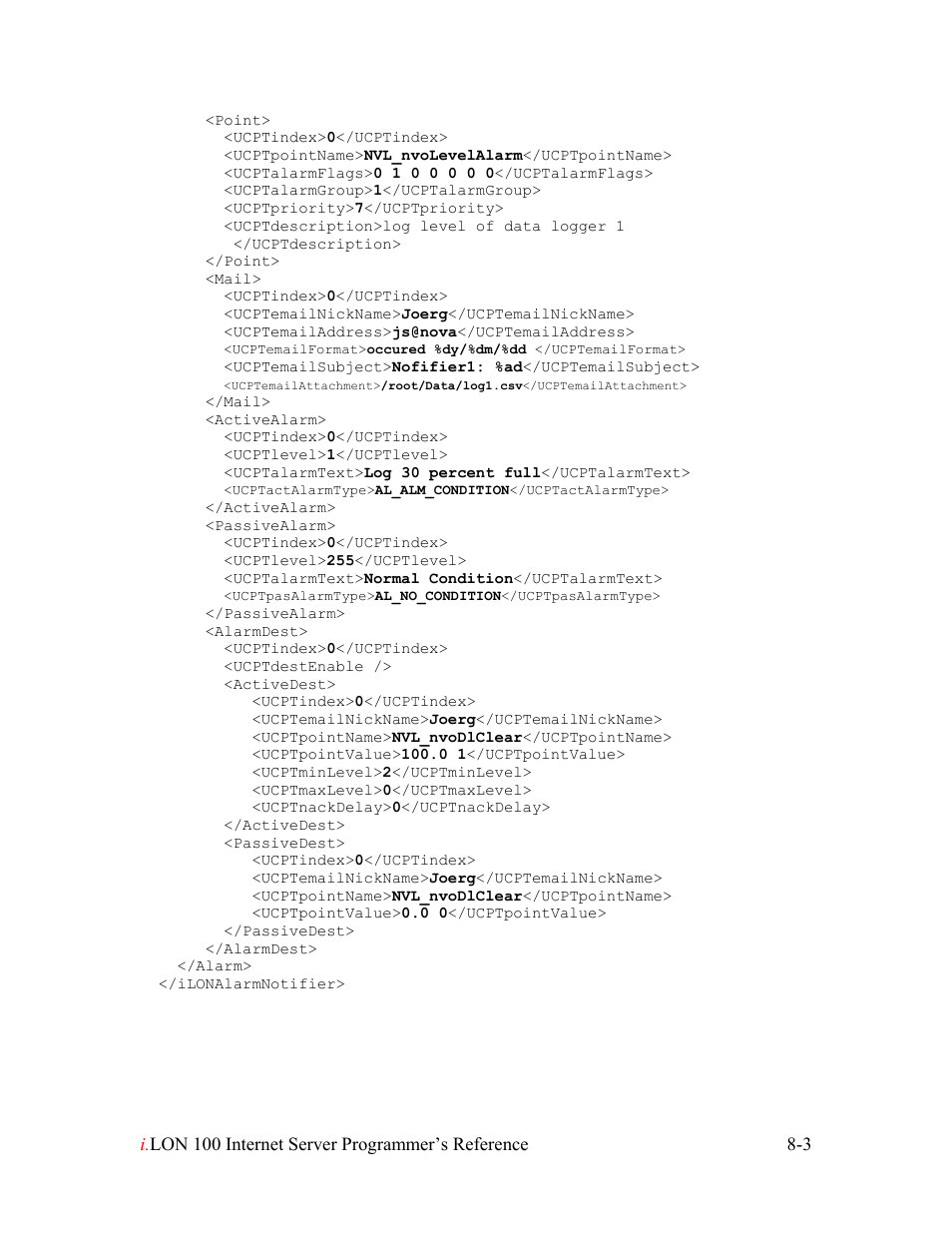 Echelon i.LON 100 e2 Internet Server User Manual | Page 109 / 223