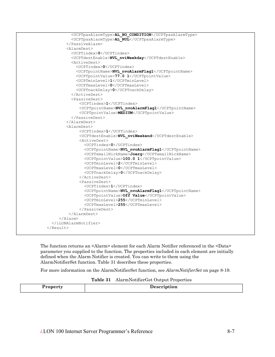 Echelon i.LON 100 e2 Internet Server User Manual | Page 113 / 223