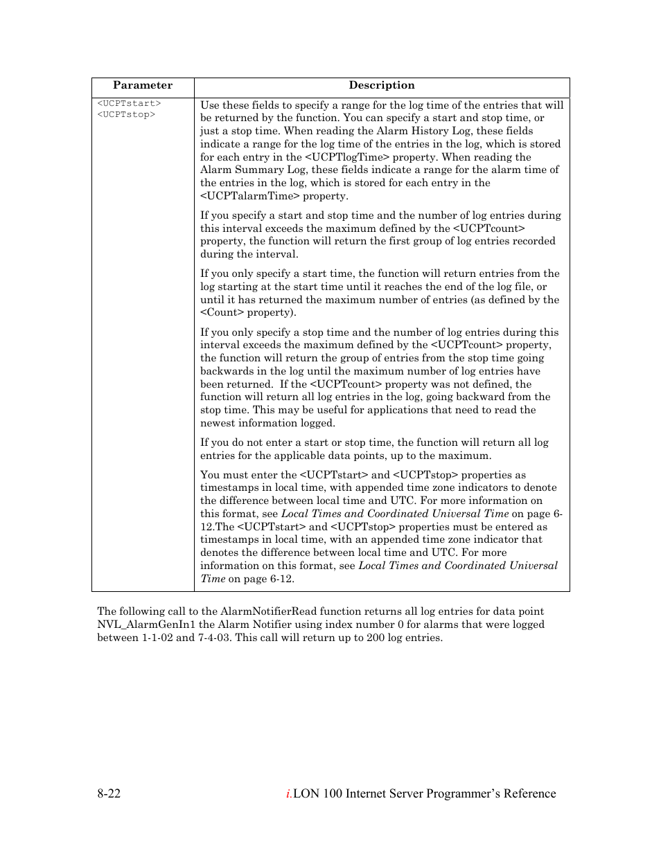 Echelon i.LON 100 e2 Internet Server User Manual | Page 128 / 223