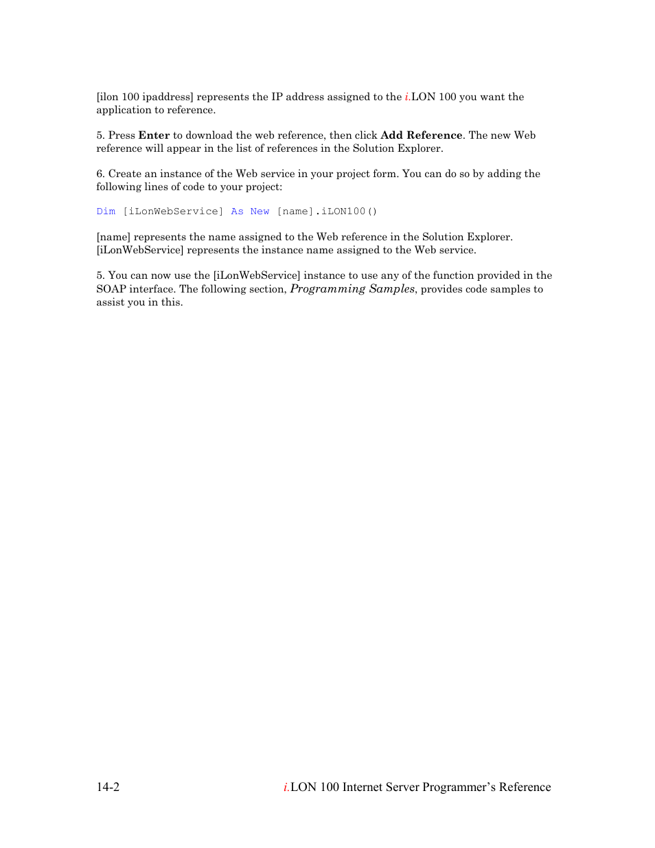 Echelon i.LON 100 e2 Internet Server User Manual | Page 209 / 223