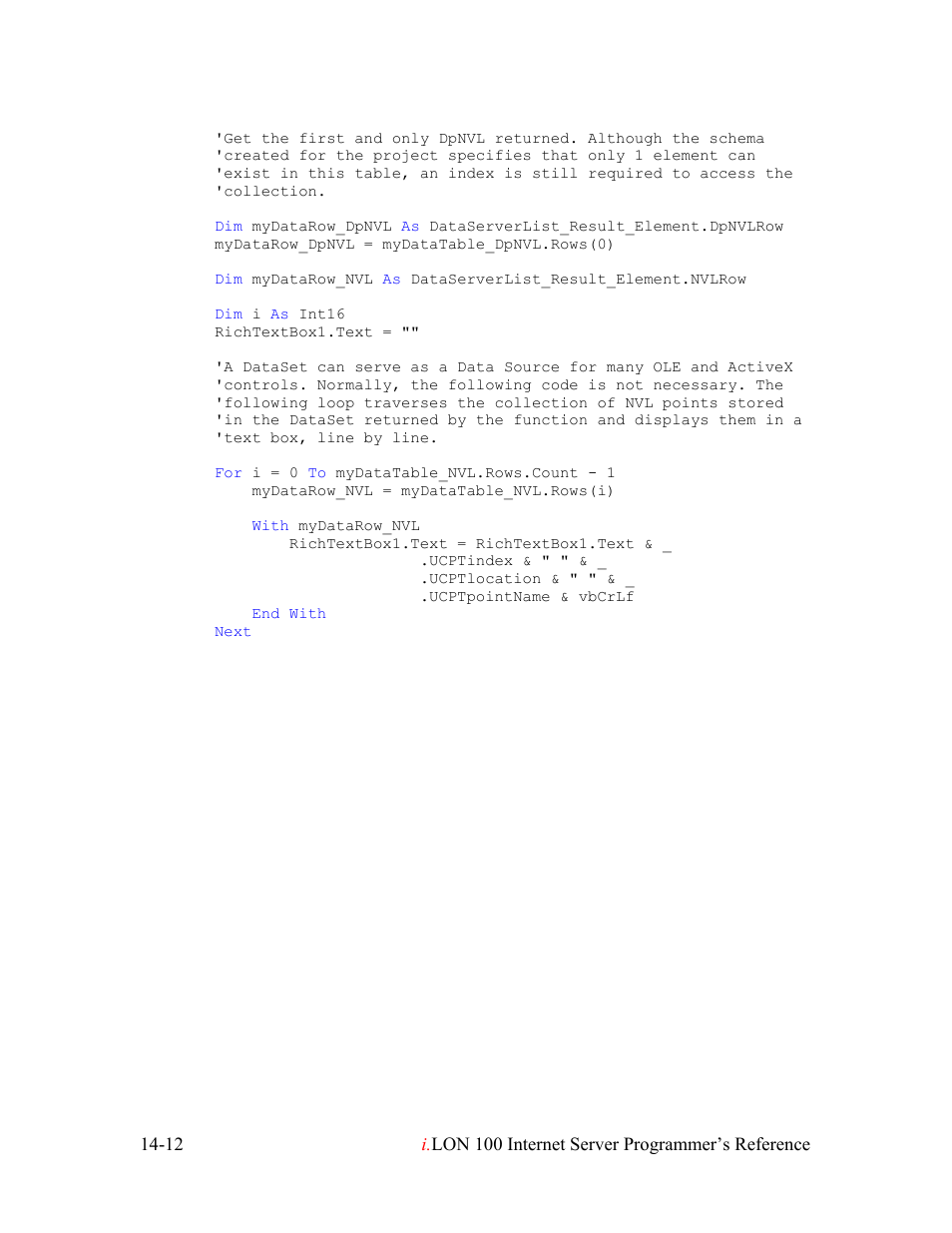 Echelon i.LON 100 e2 Internet Server User Manual | Page 219 / 223