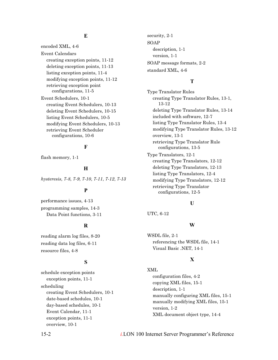 Echelon i.LON 100 e2 Internet Server User Manual | Page 223 / 223