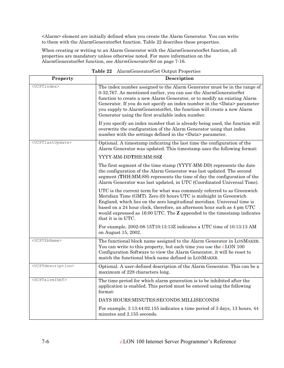 Echelon i.LON 100 e2 Internet Server User Manual | Page 95 / 223