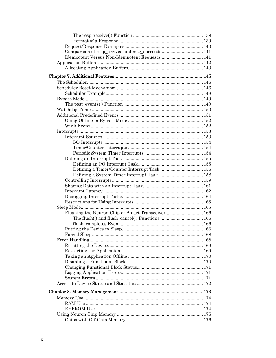 Echelon Neuron C User Manual | Page 10 / 268