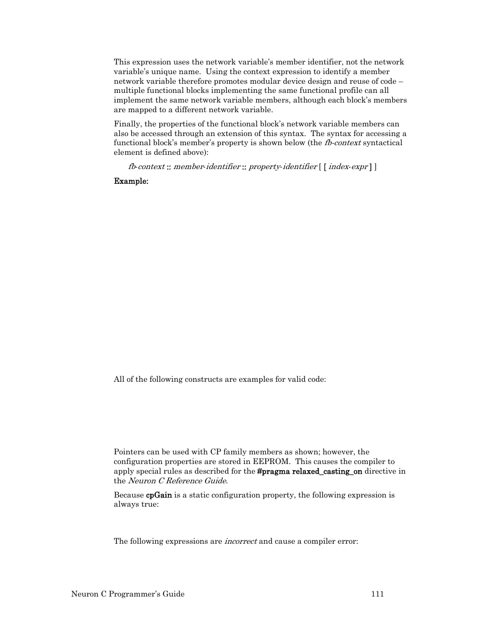 Echelon Neuron C User Manual | Page 123 / 268