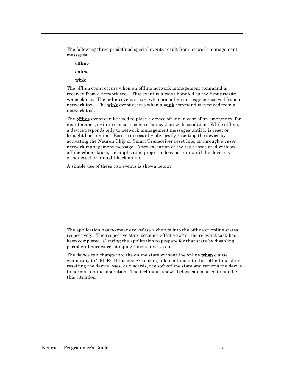 Additional predefined events | Echelon Neuron C User Manual | Page 163 / 268