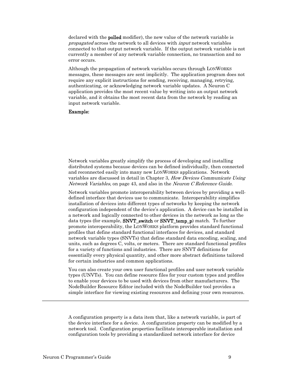 Configuration properties | Echelon Neuron C User Manual | Page 21 / 268