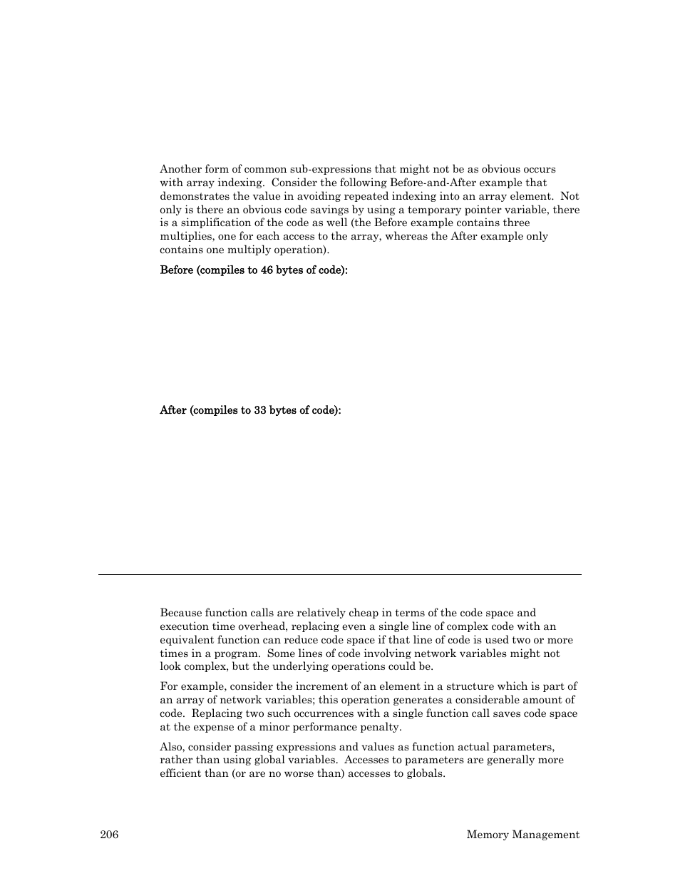 Use function calls liberally | Echelon Neuron C User Manual | Page 218 / 268