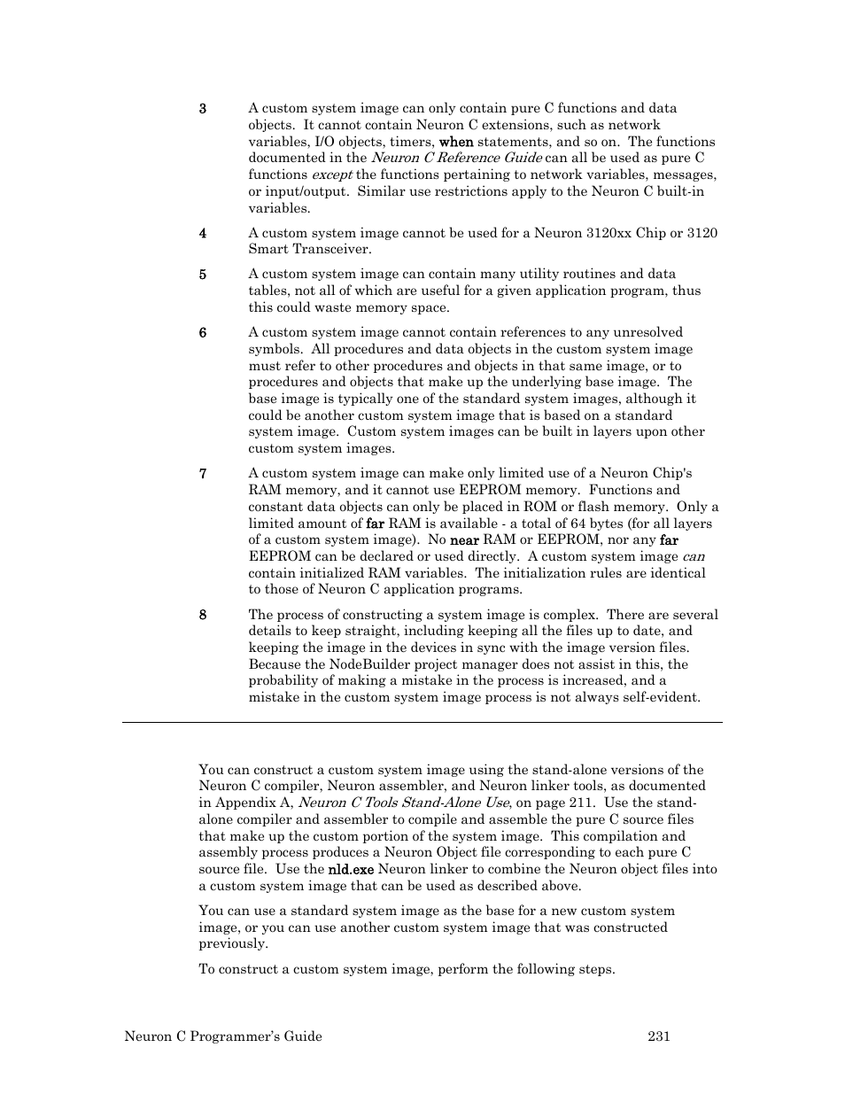 Constructing a custom system image | Echelon Neuron C User Manual | Page 243 / 268