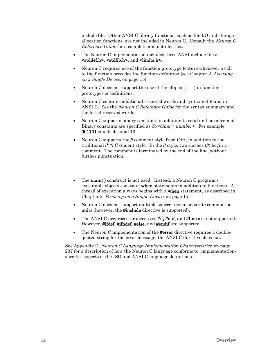 Echelon Neuron C User Manual | Page 26 / 268