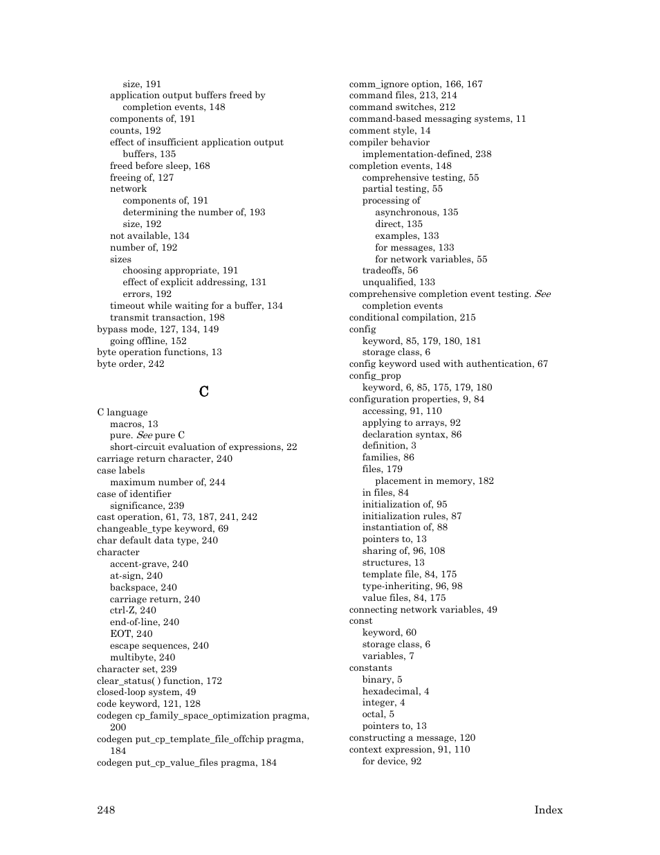 Echelon Neuron C User Manual | Page 260 / 268