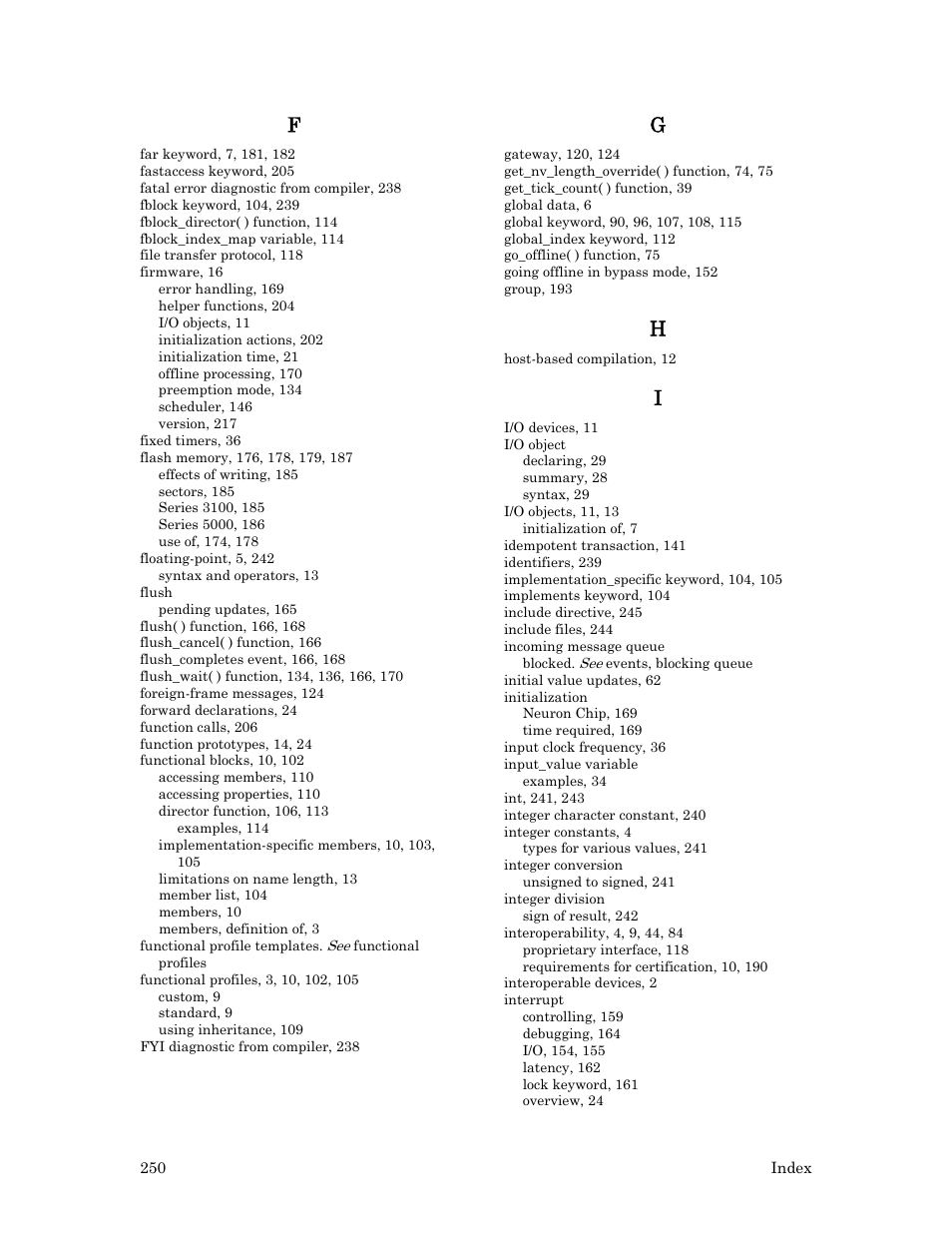 Echelon Neuron C User Manual | Page 262 / 268